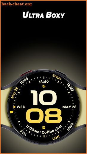 Ultra Boxy - Watch face screenshot