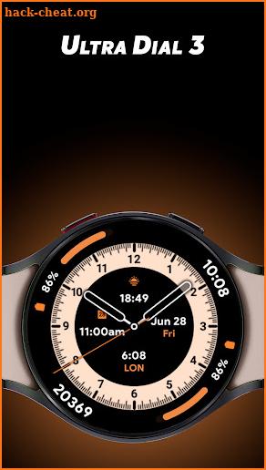 Ultra Dial 3 - Watch face screenshot