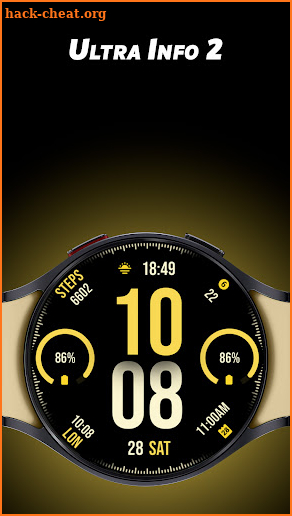 Ultra Info 2 - Watch face screenshot