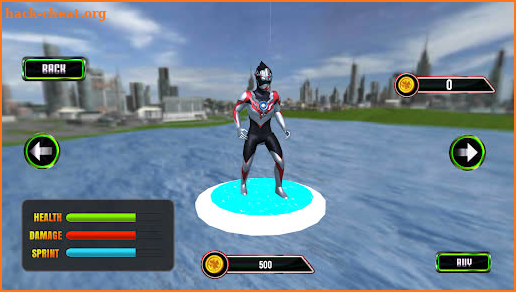 Ultra-man City Flying Hero screenshot