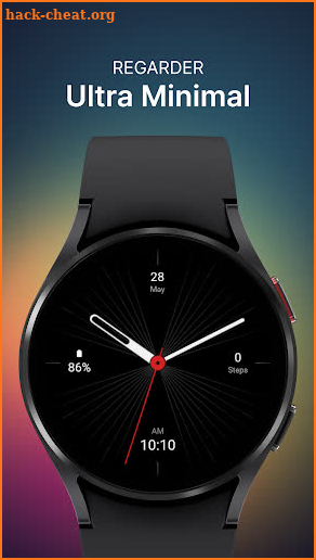 Ultra Minimal Watch Face screenshot