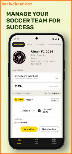 Ultrain: Sport Team Manager screenshot