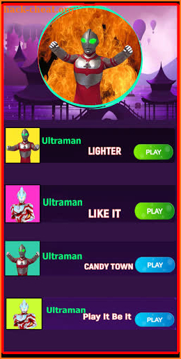 Ultraman Zero Hop Tiles screenshot