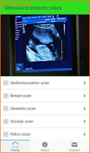 Ultrasound cases + screenshot