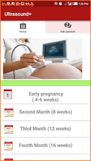 Ultrasound for pregnancy screenshot