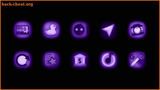 Ultraviolet - Stealth Purple Icon Pack screenshot