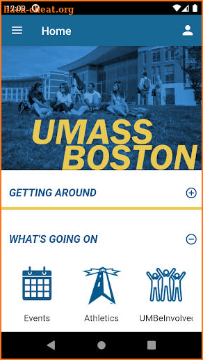 UMass Boston screenshot