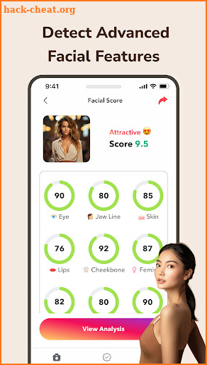 Umax AI:A Mewing app for girls screenshot