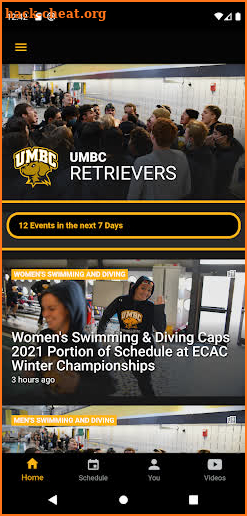 UMBC Retrievers screenshot