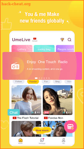 Ume-chatrooms screenshot