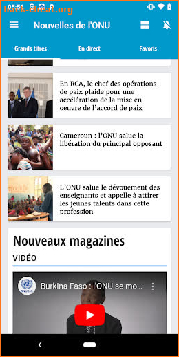UN News Reader screenshot