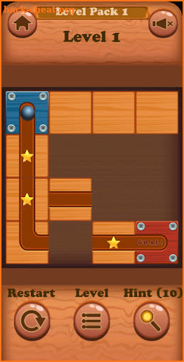 Unblock Ball-Slide Puzzle Game screenshot