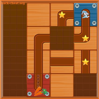 Unblock Bunny Sliding Puzzle screenshot