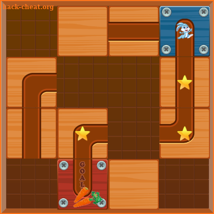 Unblock Bunny Sliding Puzzle screenshot