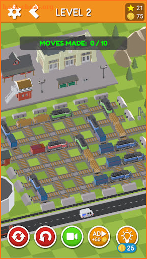 Unblock my train - 🚂 3D casual block puzzle 🎲 screenshot