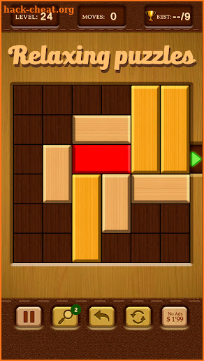 Unblock Red Wood Puzzle screenshot