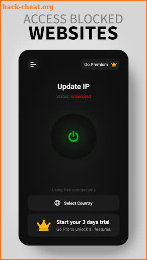 Unbreachable VPN screenshot