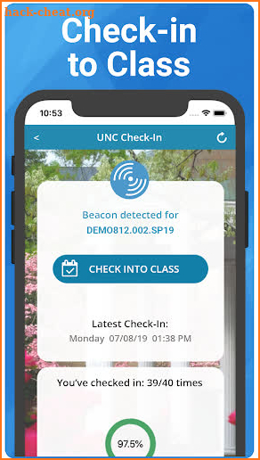 UNC Check-In screenshot