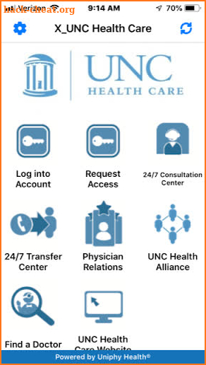 UNC ConnectADoc screenshot