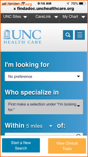 UNC ConnectADoc screenshot