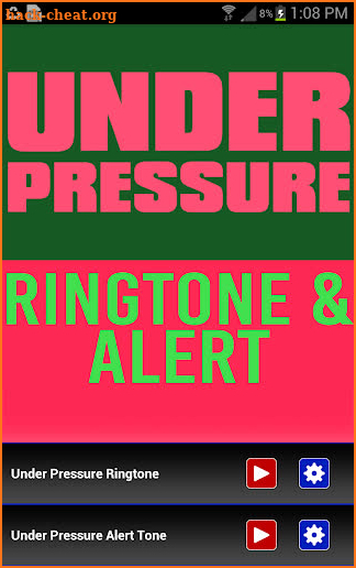 Under Pressure Ringtone screenshot