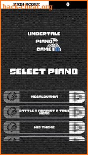 Undertale Piano Game screenshot