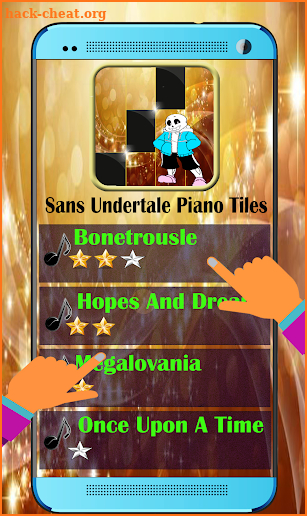 Undertale Piano Tiles screenshot