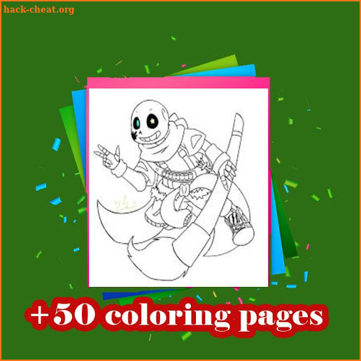 Undertale Sans Coloring Book screenshot