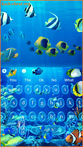 Underwater Aquarium Fish Keyboard screenshot