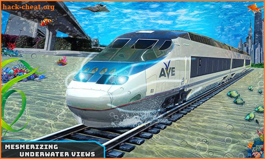 Underwater Bullet Train Simulator : Train Games screenshot