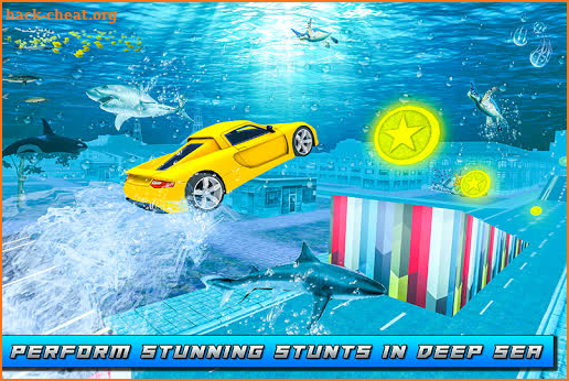 Underwater City Ultimate Flying Car Stunt screenshot