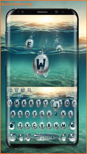 Underwater Keyboard screenshot