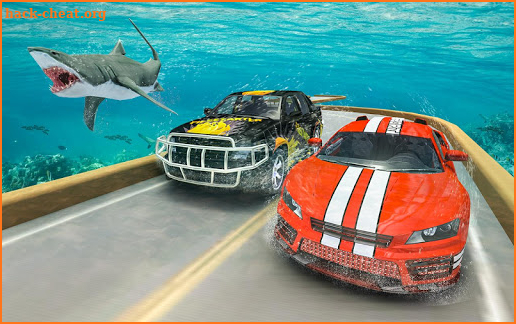 UnderWater Ramp Car Stunts screenshot