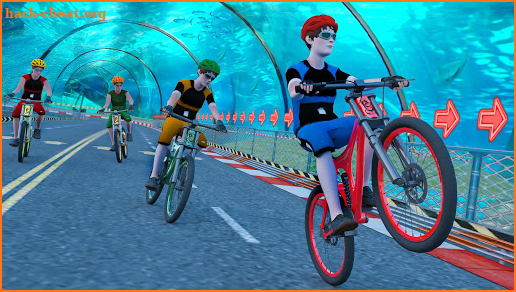 Underwater Stunt Bicycle Race Adventure screenshot