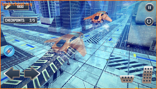 Underwater Stunts Car Flying Race screenshot
