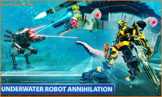 Underwater Submarine Multi Robot Fighting Games screenshot