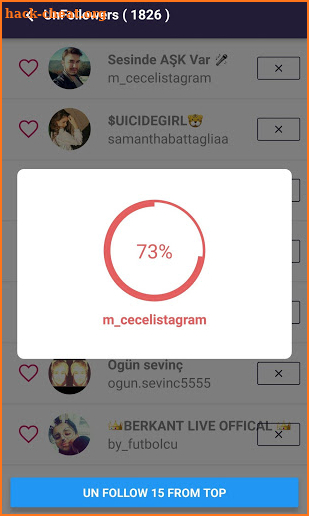 Unfollowers for Instagram & Cleaner Posts screenshot