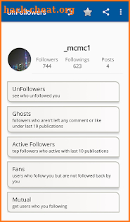 Unfollowers for Instagram & Non Follower screenshot