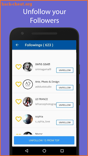 Unfollowers for instagram, cleaner & Non Follower screenshot