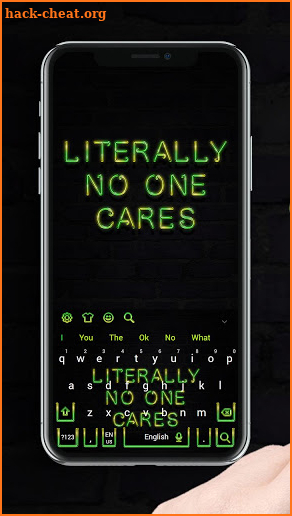 Unhappy Keyboard Series - Literally No One Cares screenshot