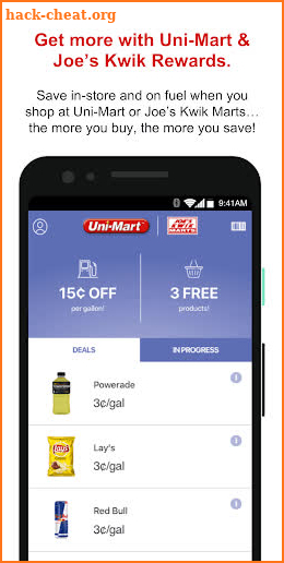 Uni-Mart & Joe's Kwik Rewards screenshot