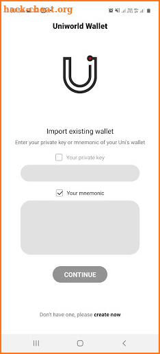 Uni Wallet screenshot
