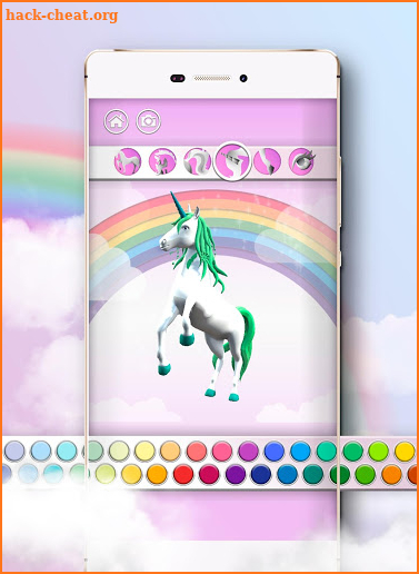 Unicorn 3D Coloring Book screenshot