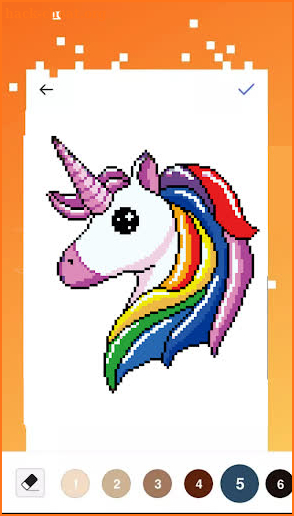Unicorn Art Pixel - My Little Pony Color By Number screenshot