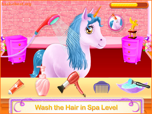 Unicorn Braided Hair Salon Makeover Hairstyle screenshot