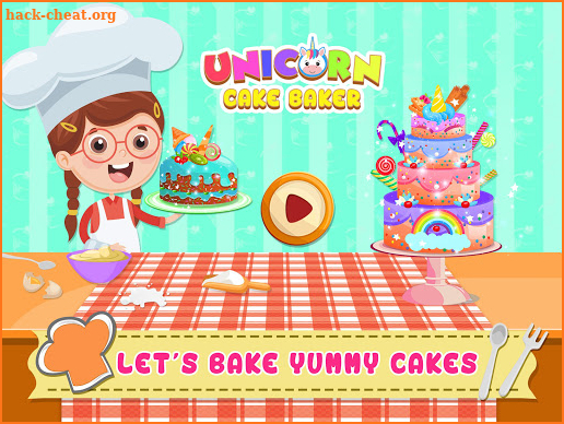 Unicorn Cake Donut Maker Baking Kitchen screenshot
