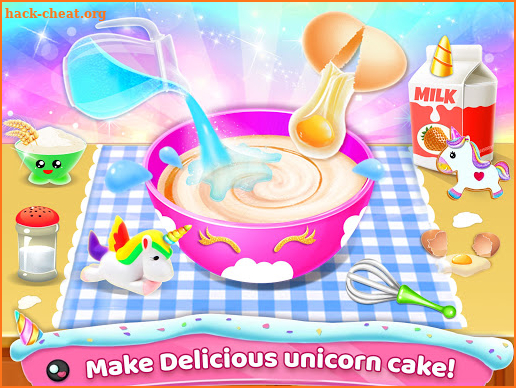 Unicorn Cake Maker🦄🎂: Baking Games For Girls screenshot