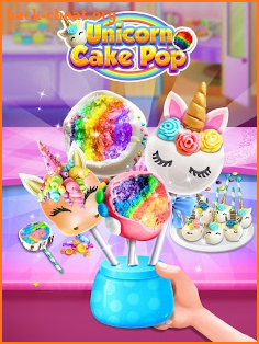 Unicorn Cake Pop Maker - Sweet Fashion Desserts screenshot