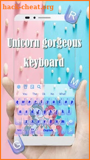 Unicorn Cartoon Keyboard screenshot