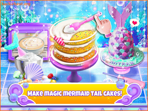 Unicorn Chef: Mermaid Mermicorn Girl Cooking Games screenshot